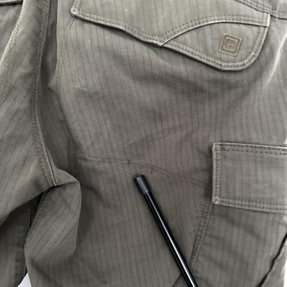 5.11 Tactical Pants Womens 4 Brown Ripstop Cargo Utility Outdoor Workwear - Picture 8 of 12